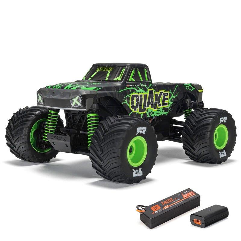 ARRMA 1/16 QUAKE GROM 4X4 RTR Brushed MT (Battery & Charger Included), Green - 2
