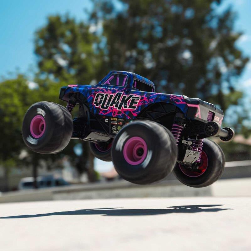ARRMA 1/16 QUAKE GROM 4X4 RTR Brushed MT (Battery & Charger Included), Purple - 7