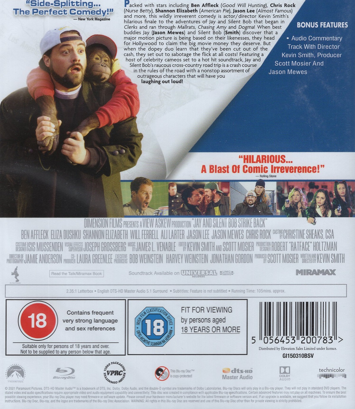 Jay And Silent Bob Strike Back (ej svensk text) (Blu-ray) - 2