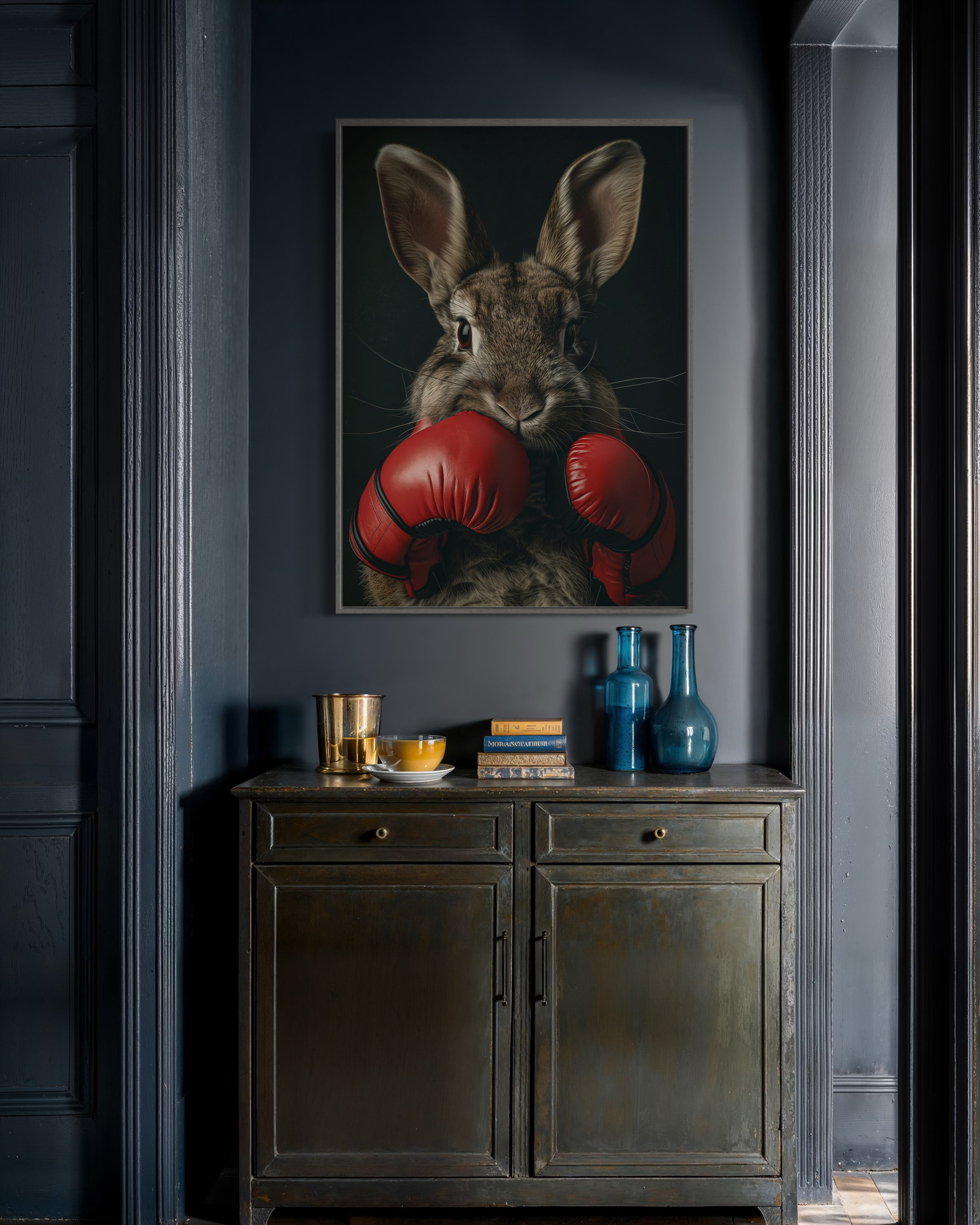 Boxing Rabbit - Poster
