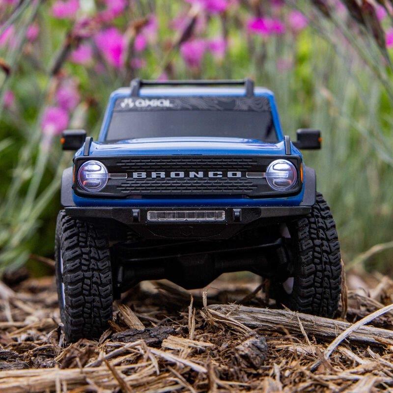 AXIAL 1/30 SCX30 Ford Bronco 4X4 RTR Brshed RC (Batt & Char Included), Blue - 4