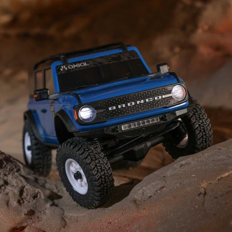 AXIAL 1/30 SCX30 Ford Bronco 4X4 RTR Brshed RC (Batt & Char Included), Blue - 6