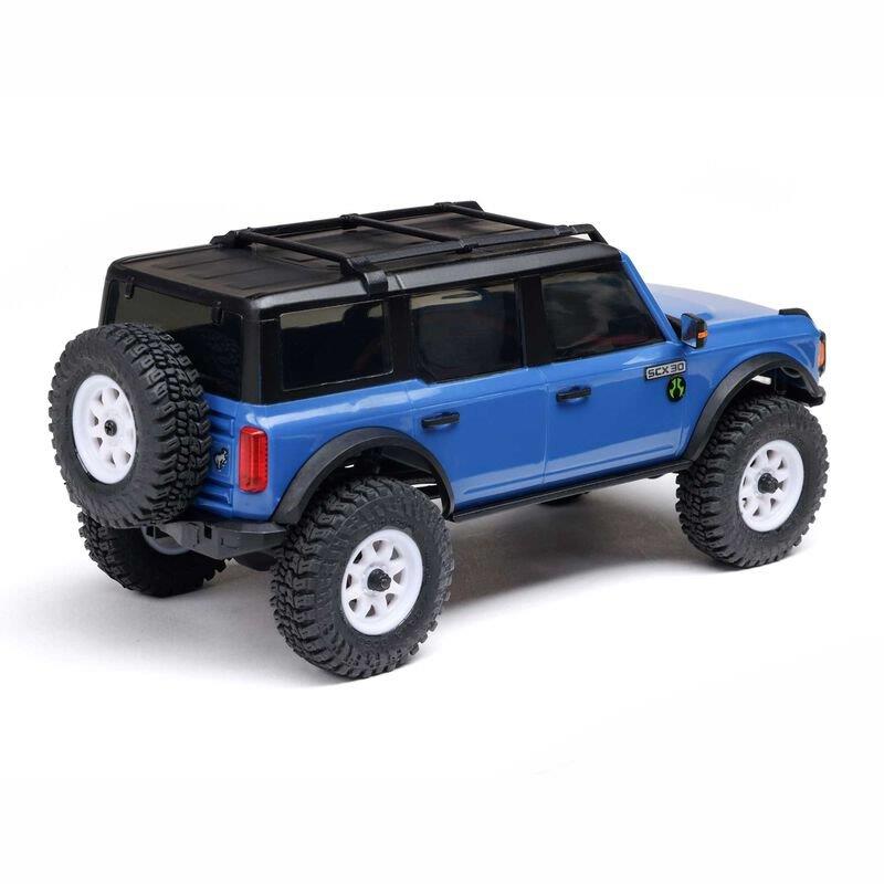 AXIAL 1/30 SCX30 Ford Bronco 4X4 RTR Brshed RC (Batt & Char Included), Blue - 9