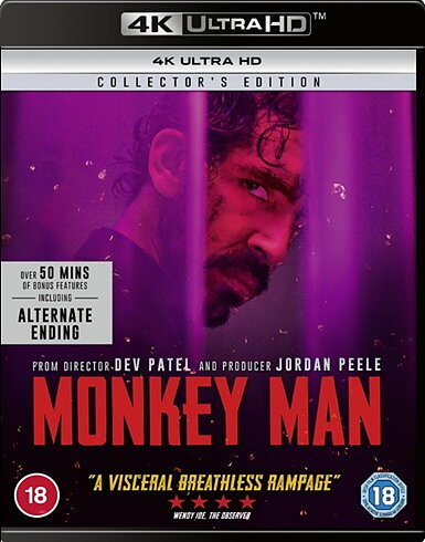 Monkey Man (BLU-RAY 4K ULTRA HD + BLU-RAY)