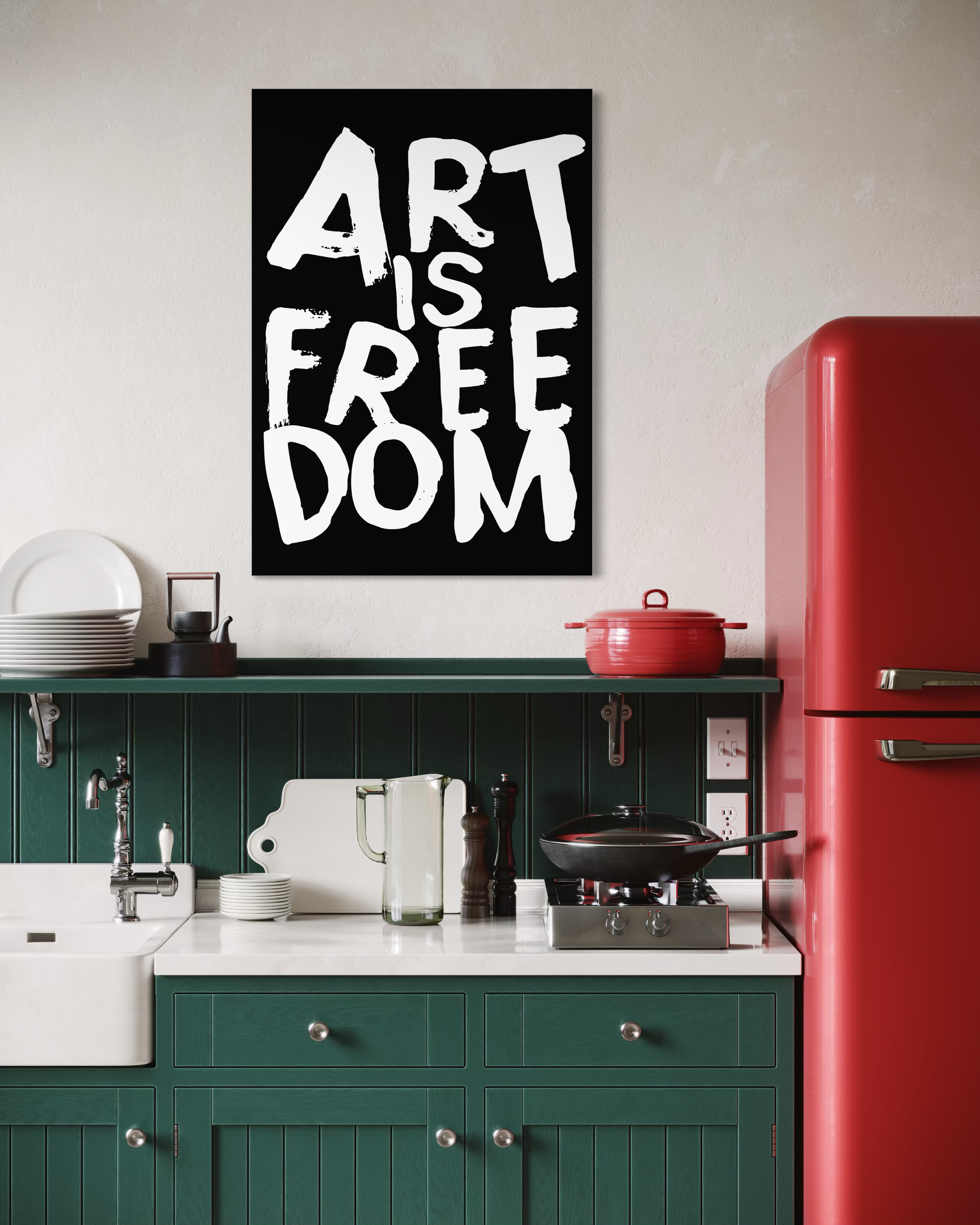 Art Is Freedom  - Poster - 3