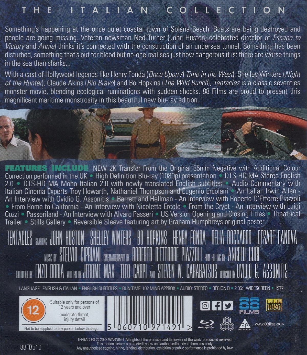 Tentacles (ej svensk text) (Blu-ray) - 2