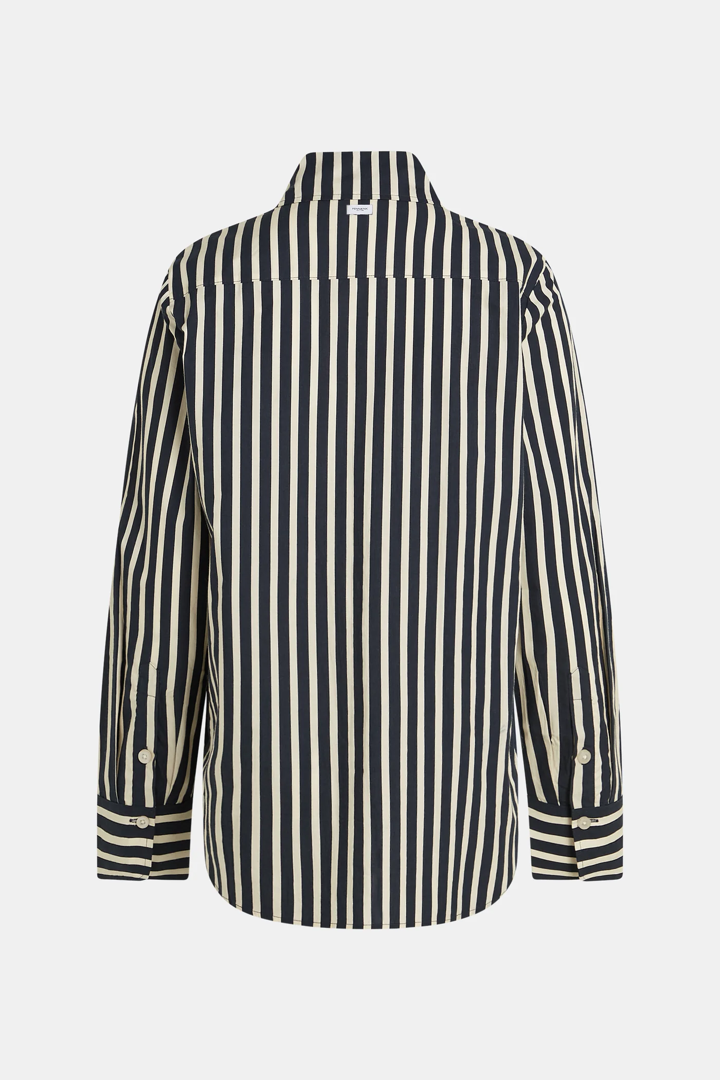 Penn & Ink NY -  Blouse Stripe Black / Ecru - 7
