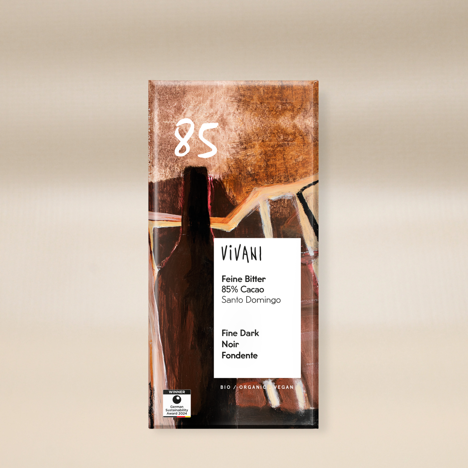 Vivani Mörk 85% EKO 80g