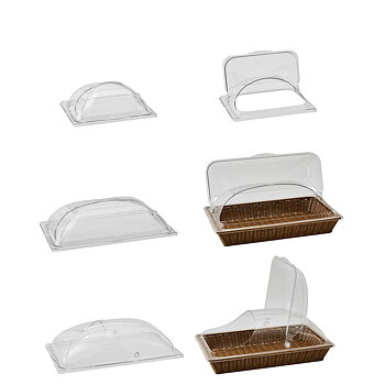 Rolltop lock i Polycarbonate PC Exxent