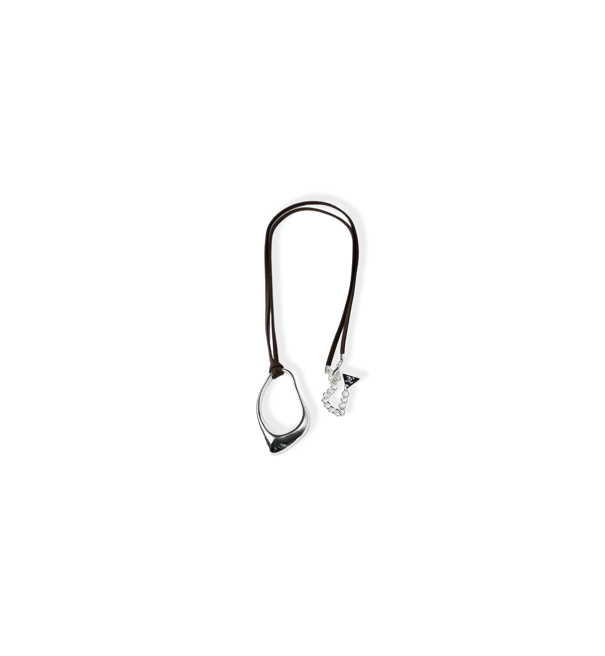 Bow19 Cia Long Necklace Silver