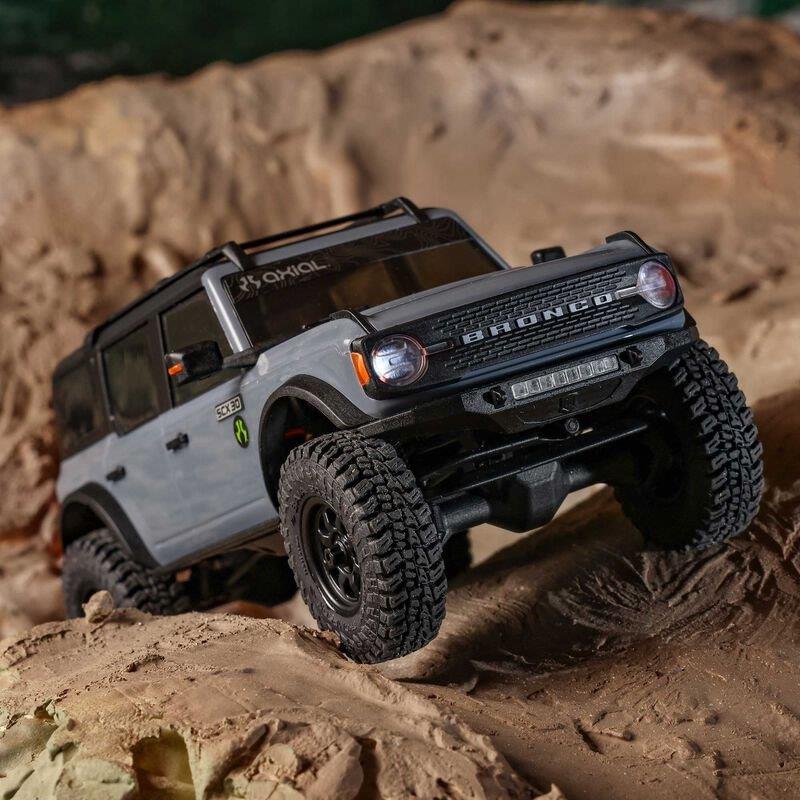 AXIAL 1/30 SCX30 Ford Bronco 4X4 RTR Brshed RC (Batt & Char Included), Gray - 4