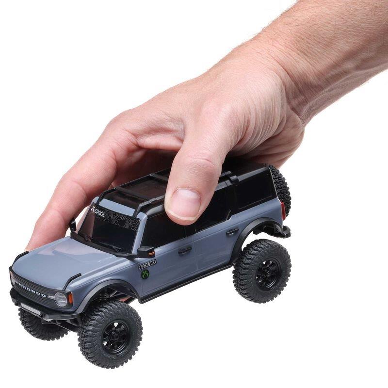 AXIAL 1/30 SCX30 Ford Bronco 4X4 RTR Brshed RC (Batt & Char Included), Gray - 25