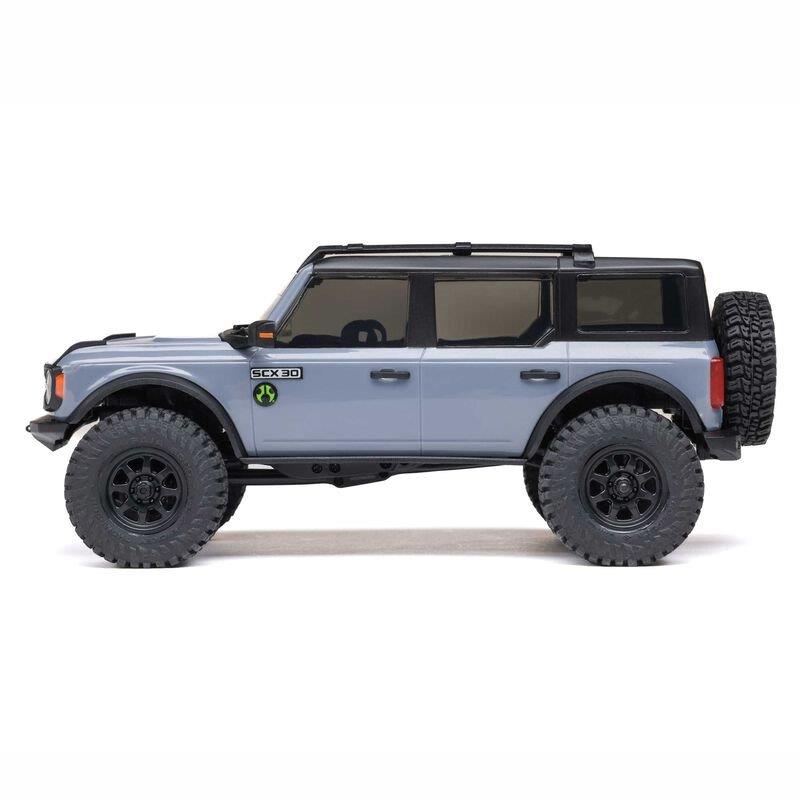 AXIAL 1/30 SCX30 Ford Bronco 4X4 RTR Brshed RC (Batt & Char Included), Gray - 7