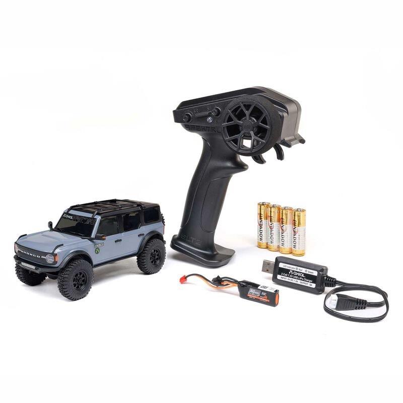 AXIAL 1/30 SCX30 Ford Bronco 4X4 RTR Brshed RC (Batt & Char Included), Gray - 2