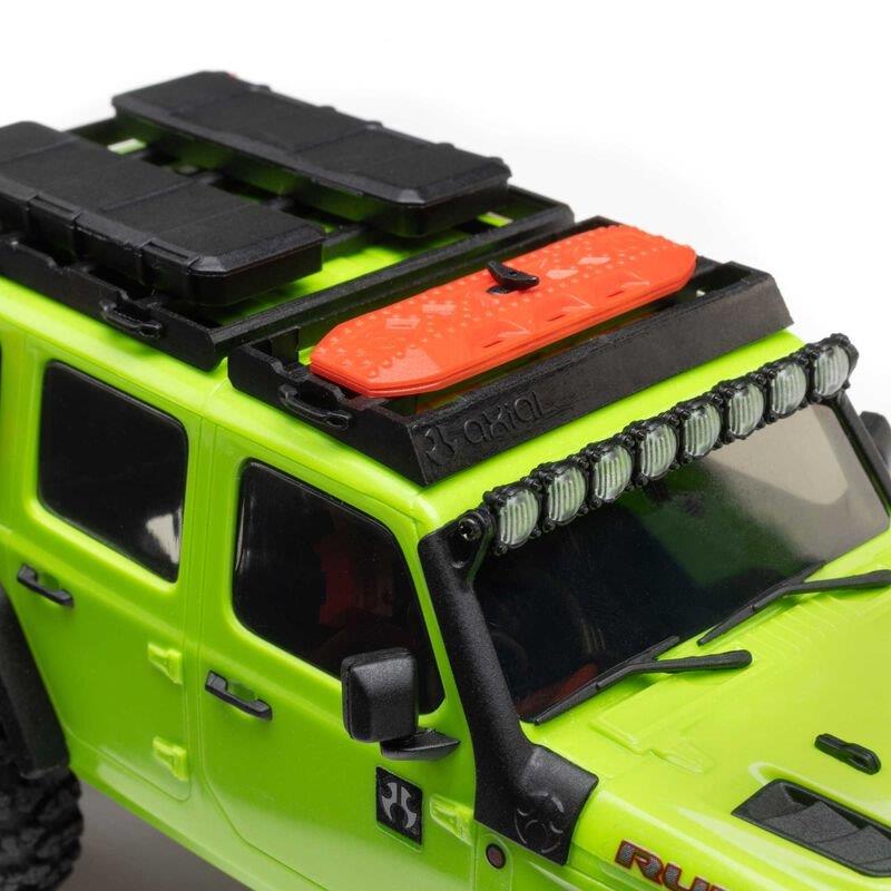 AXIAL 1/30 SCX30 Jeep Wrangler JLU 4X4 RTR Brsh RC (Batt & Char Included), Green - 22