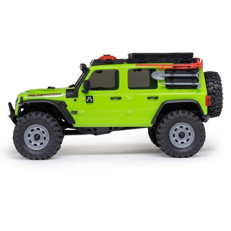 AXIAL 1/30 SCX30 Jeep Wrangler JLU 4X4 RTR Brsh RC (Batt & Char Included), Green - 9