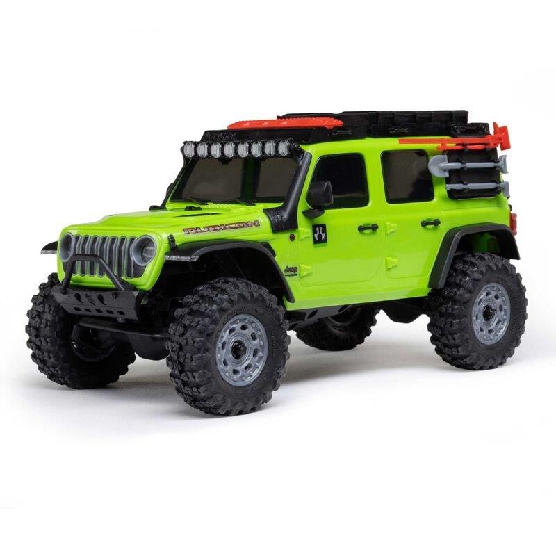 AXIAL 1/30 SCX30 Jeep Wrangler JLU 4X4 RTR Brsh RC (Batt & Char Included), Green - 10