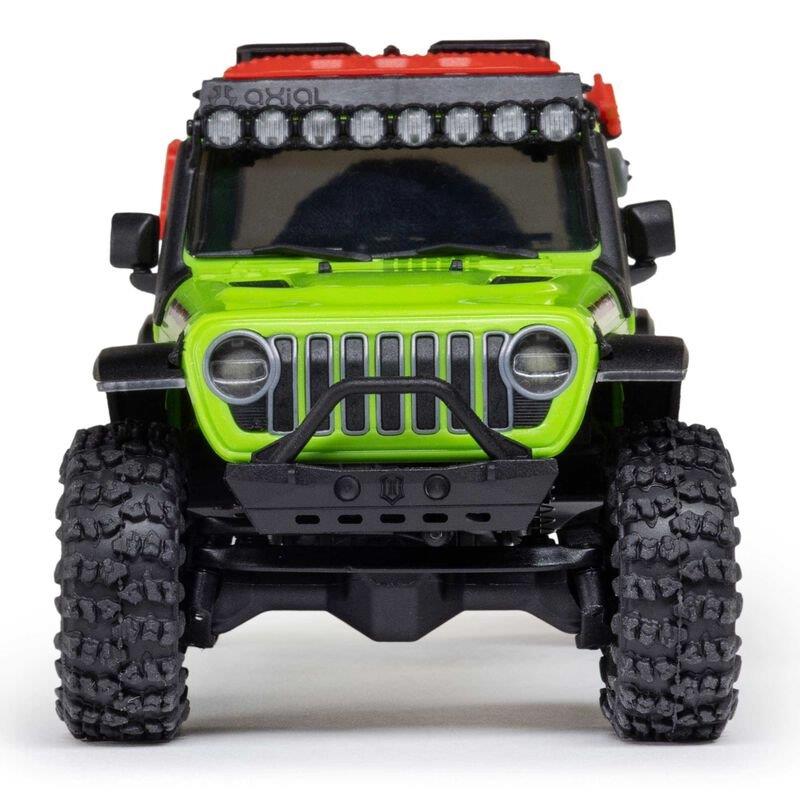 AXIAL 1/30 SCX30 Jeep Wrangler JLU 4X4 RTR Brsh RC (Batt & Char Included), Green - 12