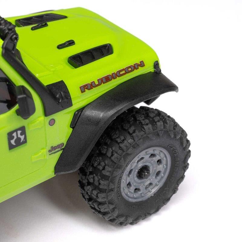 AXIAL 1/30 SCX30 Jeep Wrangler JLU 4X4 RTR Brsh RC (Batt & Char Included), Green - 24
