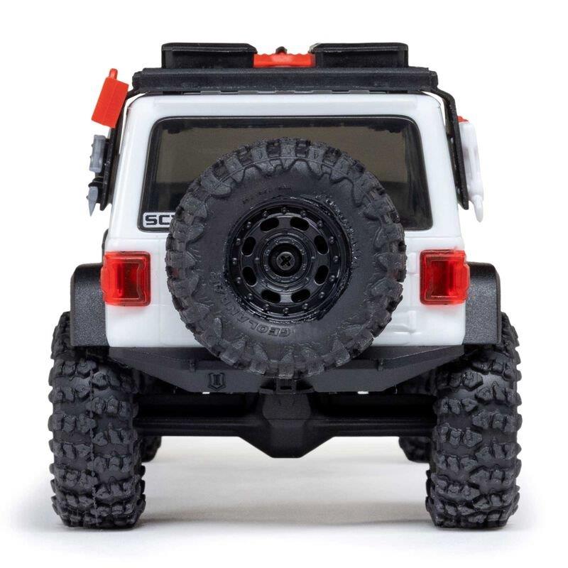 AXIAL 1/30 SCX30 Jeep Wrangler JLU 4X4 RTR Brsh RC (Batt & Char Included), White - 12