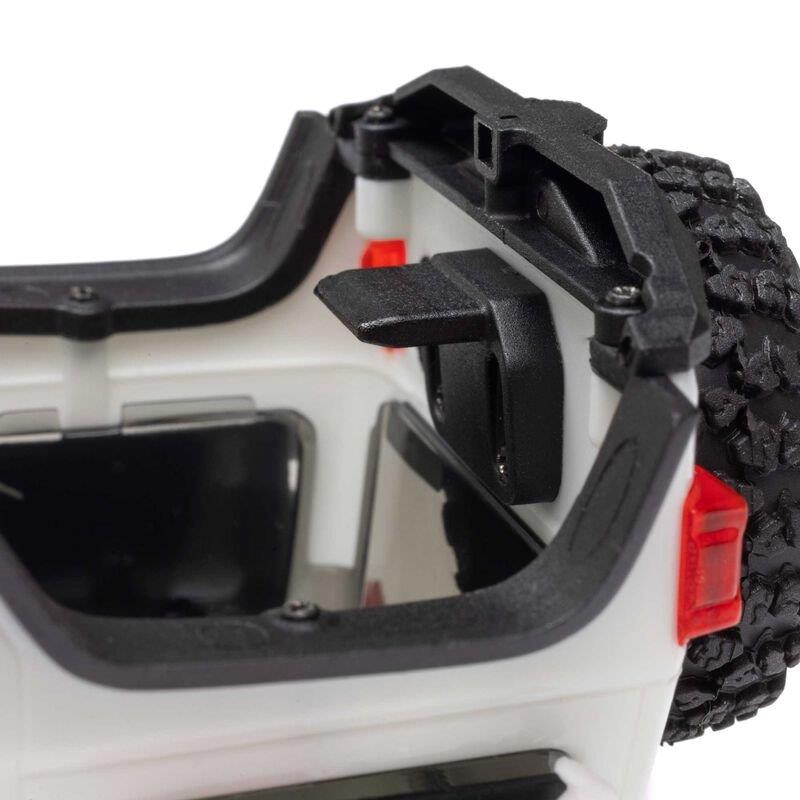 AXIAL 1/30 SCX30 Jeep Wrangler JLU 4X4 RTR Brsh RC (Batt & Char Included), White - 20