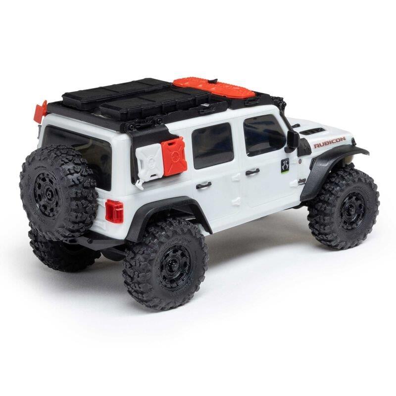 AXIAL 1/30 SCX30 Jeep Wrangler JLU 4X4 RTR Brsh RC (Batt & Char Included), White - 10