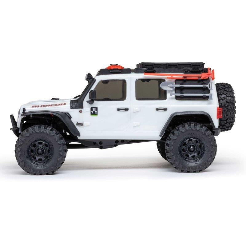AXIAL 1/30 SCX30 Jeep Wrangler JLU 4X4 RTR Brsh RC (Batt & Char Included), White - 8