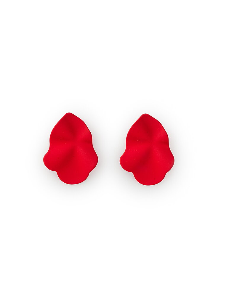 Örhänge Lip röd