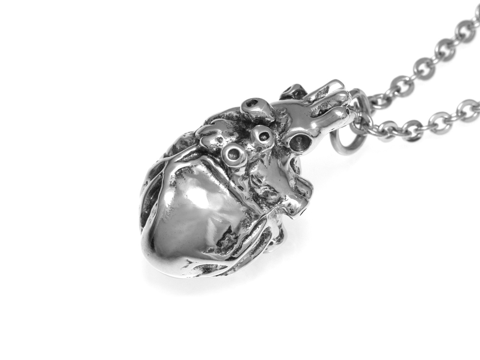 Anatomiskt Hjärta Halsband, Handgjort Anatomi Smycke - 2