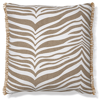 Kudde Zebra Simly Taupe 50x50cm