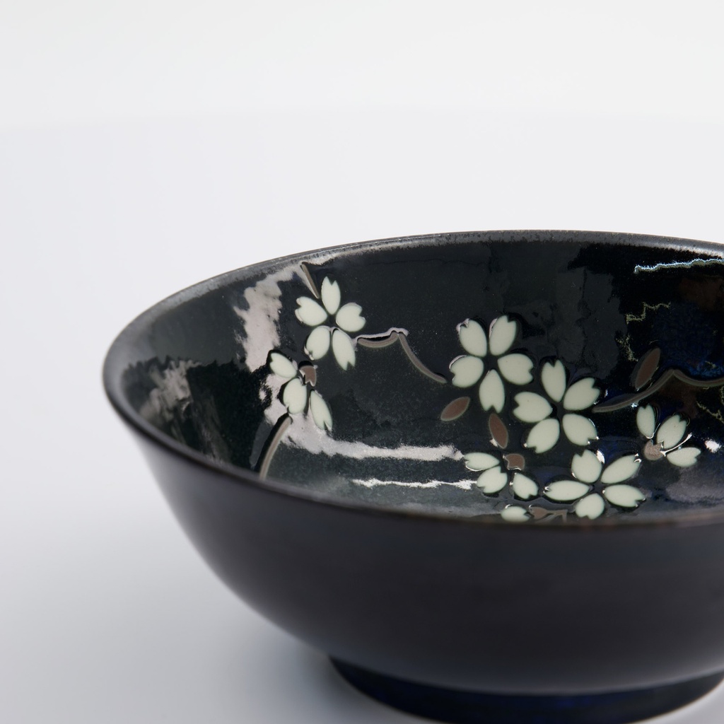 Tokyo Cobalt Blue Sakura Skål 19 Cm - 3