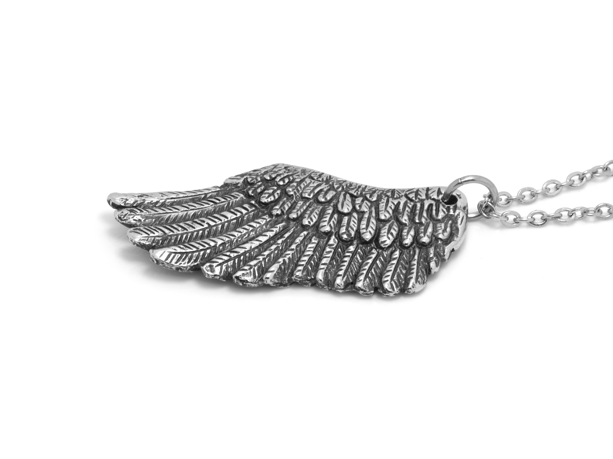 Fågel eller Änglavinge Halsband, Handgjort Djur Smycke - 2