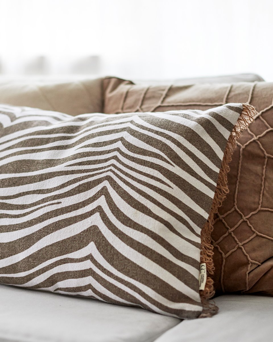 Kudde Zebra Simply Taupe 40x60cm - 2