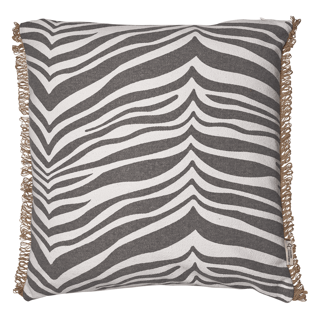 Kudde Zebra Titanium 50x50cm