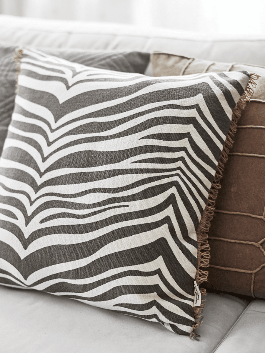 Kudde Zebra Titanium 50x50cm - 2