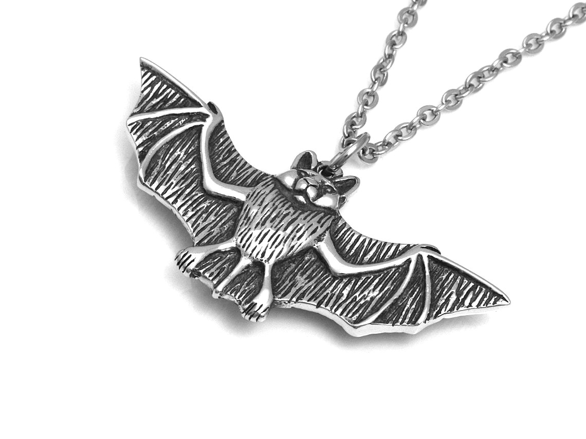 Fladdermus Halsband, Handgjort Djur Smycke - 2