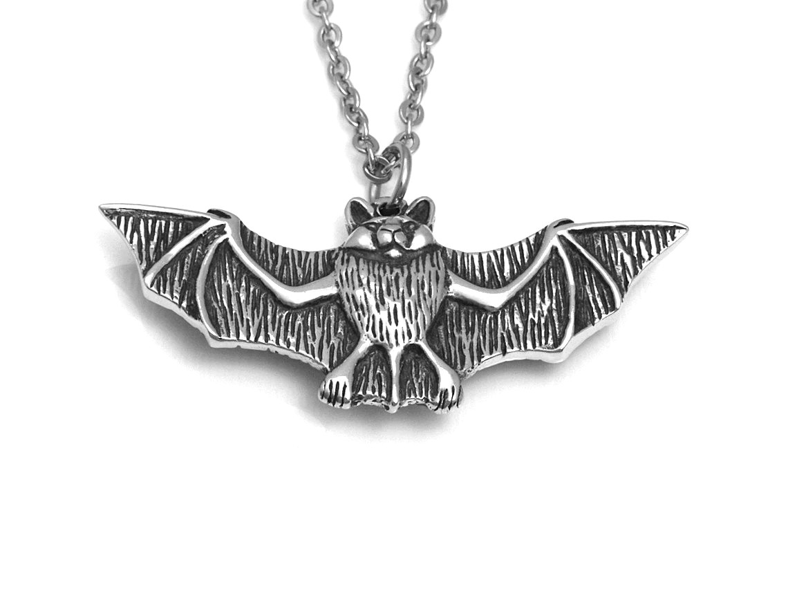 Fladdermus Halsband, Handgjort Djur Smycke - 3