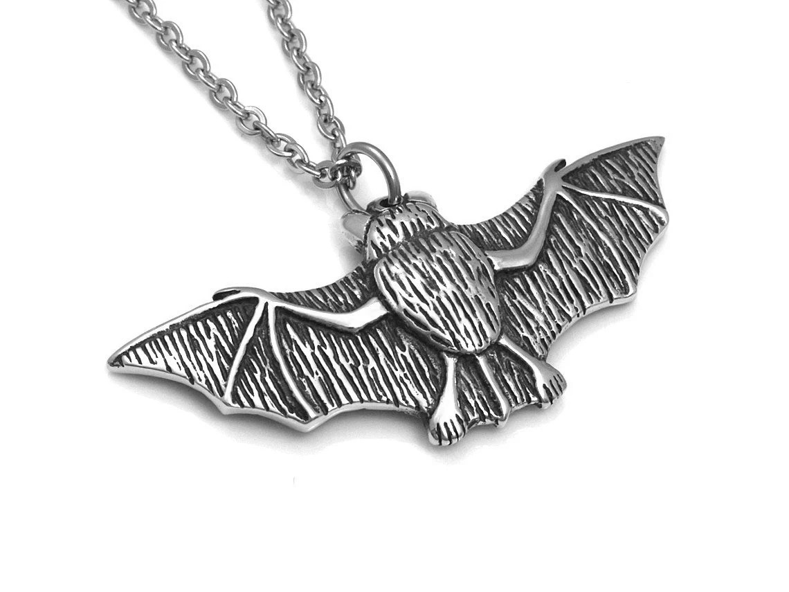 Fladdermus Halsband, Handgjort Djur Smycke - 4
