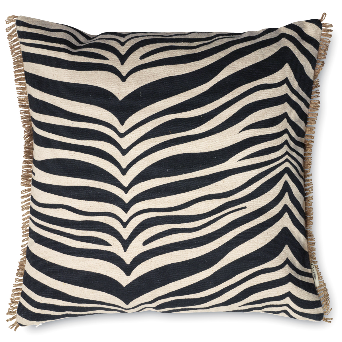 Kudde Zebra Svart 50x50cm