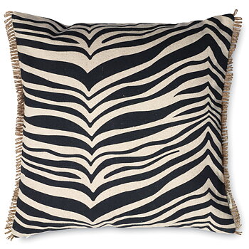 Kudde Zebra Svart 50x50cm