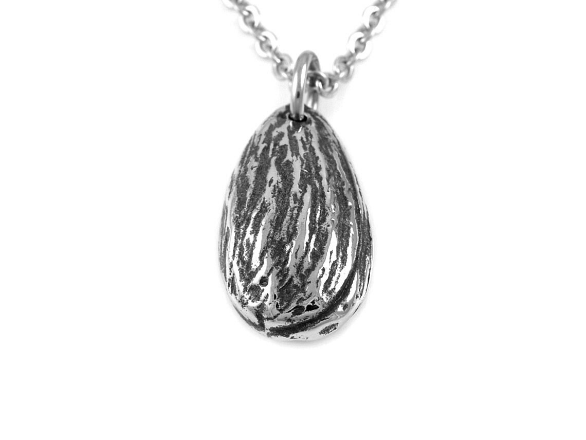 Mandel Halsband, Handgjort Nöt Smycke - 3