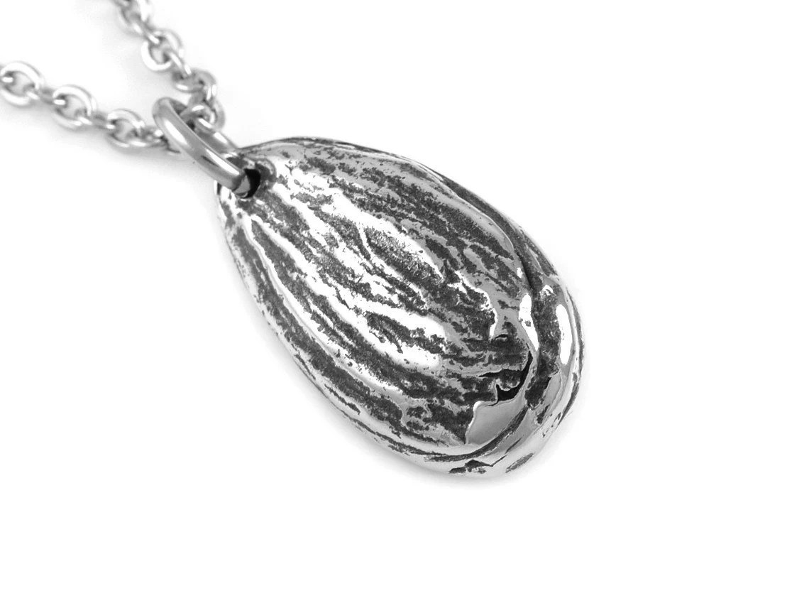 Mandel Halsband, Handgjort Nöt Smycke - 2