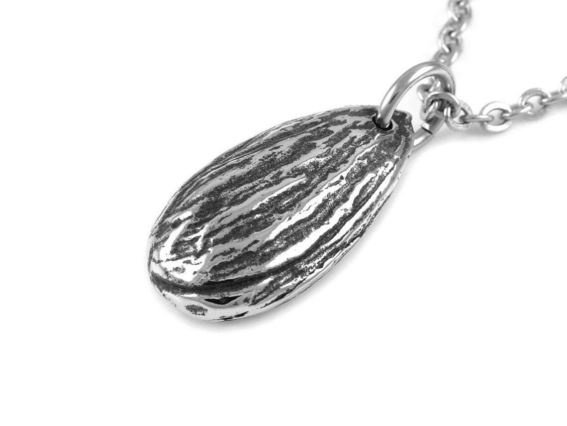 Mandel Halsband, Handgjort Nöt Smycke
