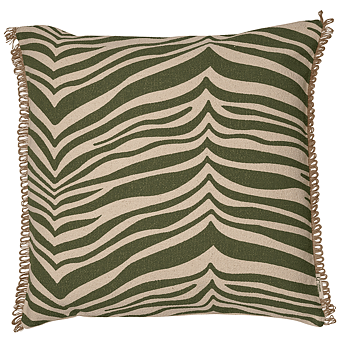Kudde Zebra Grön 50x50cm