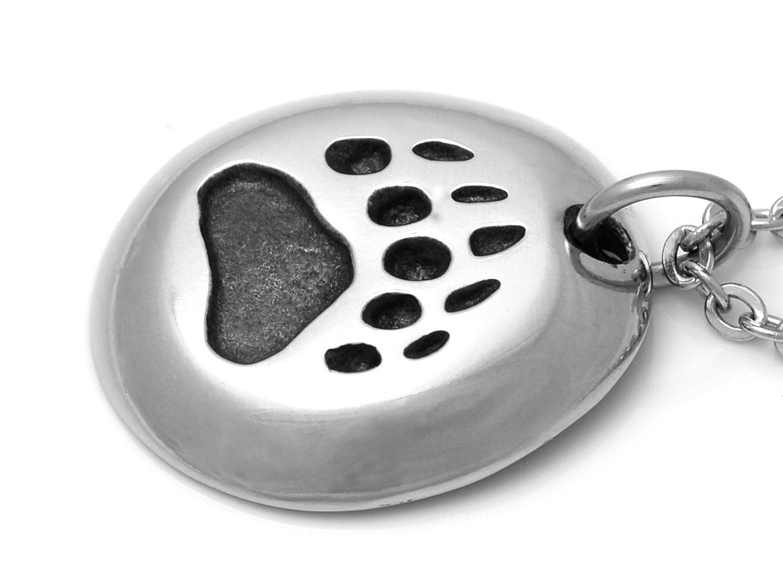 Björnspår Halsband, Handgjort Björn Smycke - 3