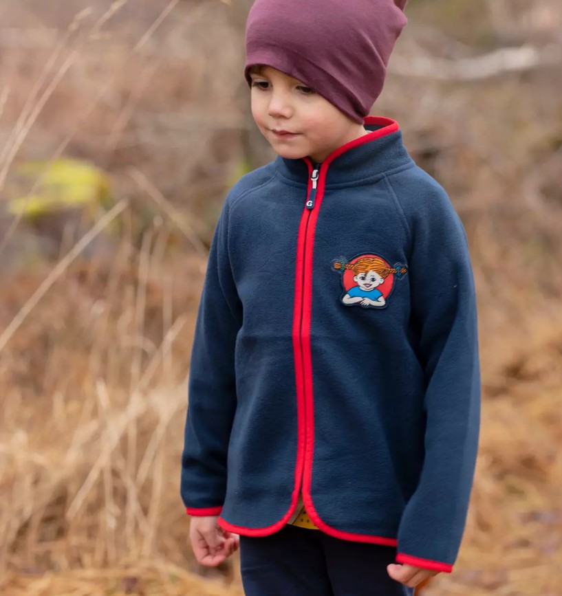 Geggamoja fleecejacka Pippi Långstrump Navy - 4