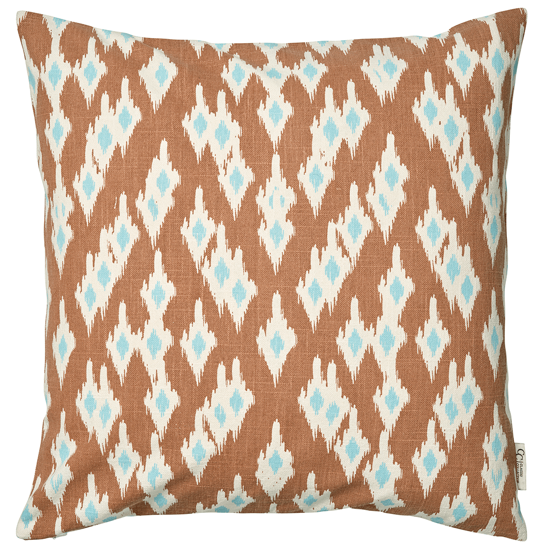 Kuddfodral Ikat Dimond Mocca 50x50cm