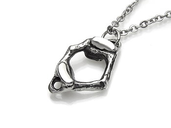 Anatomisk Atlas Nackkota Halsband, Handgjort Anatomi Smycke