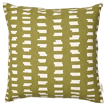Kuddfodral Ikat Block Grön 50x50cm