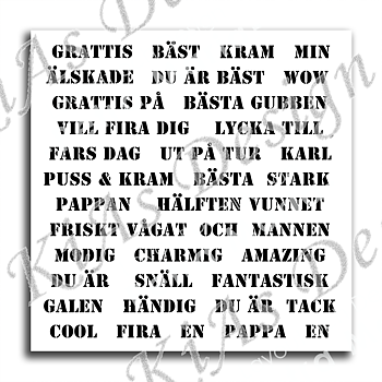 KD DPM 163 -Texter Manligt & Grabbigt